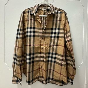 Men’s Burberry Button Down Shirt